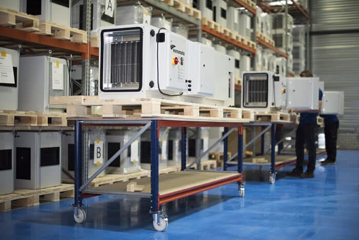 Assembly eto air filtration unit