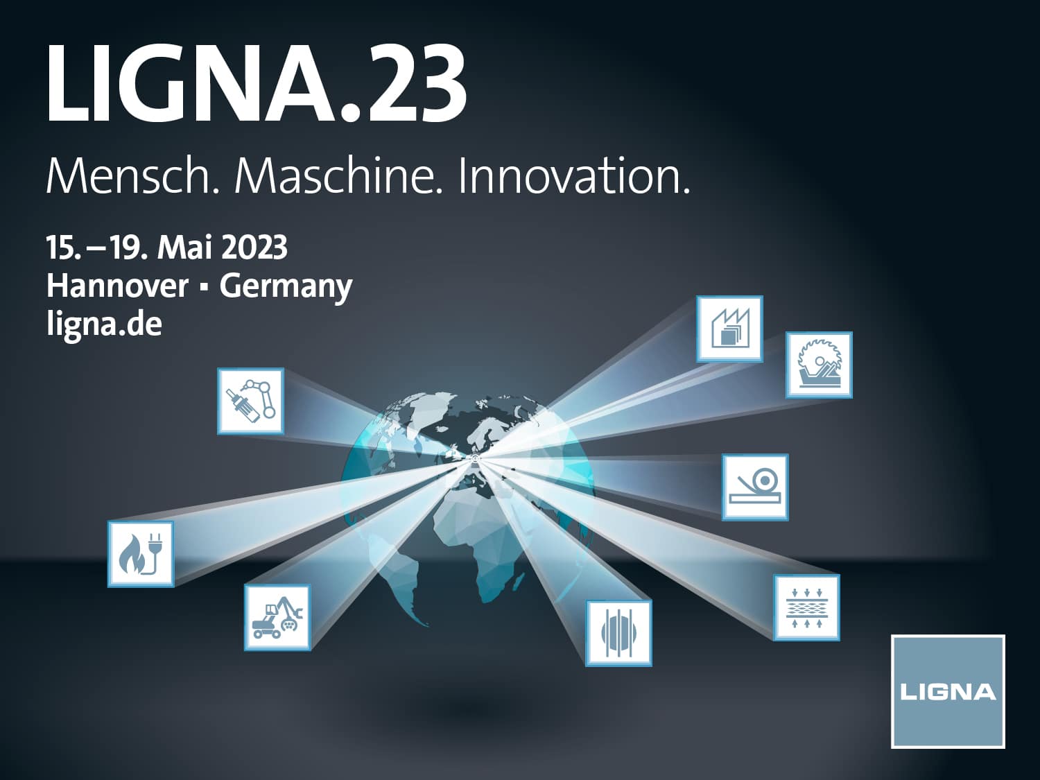 LIGNA 2023 Euromate präsentiert dort u.a. ein Luftmessgerät für holzverarbeitende Betriebe