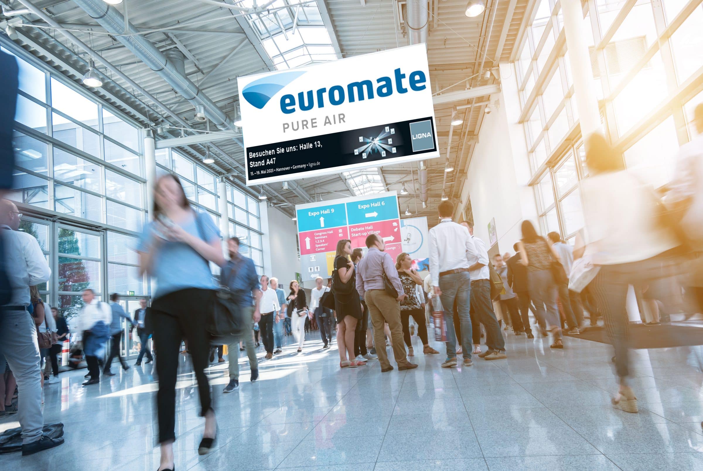 Euromate als Aussteller auf der LIGNA 2023