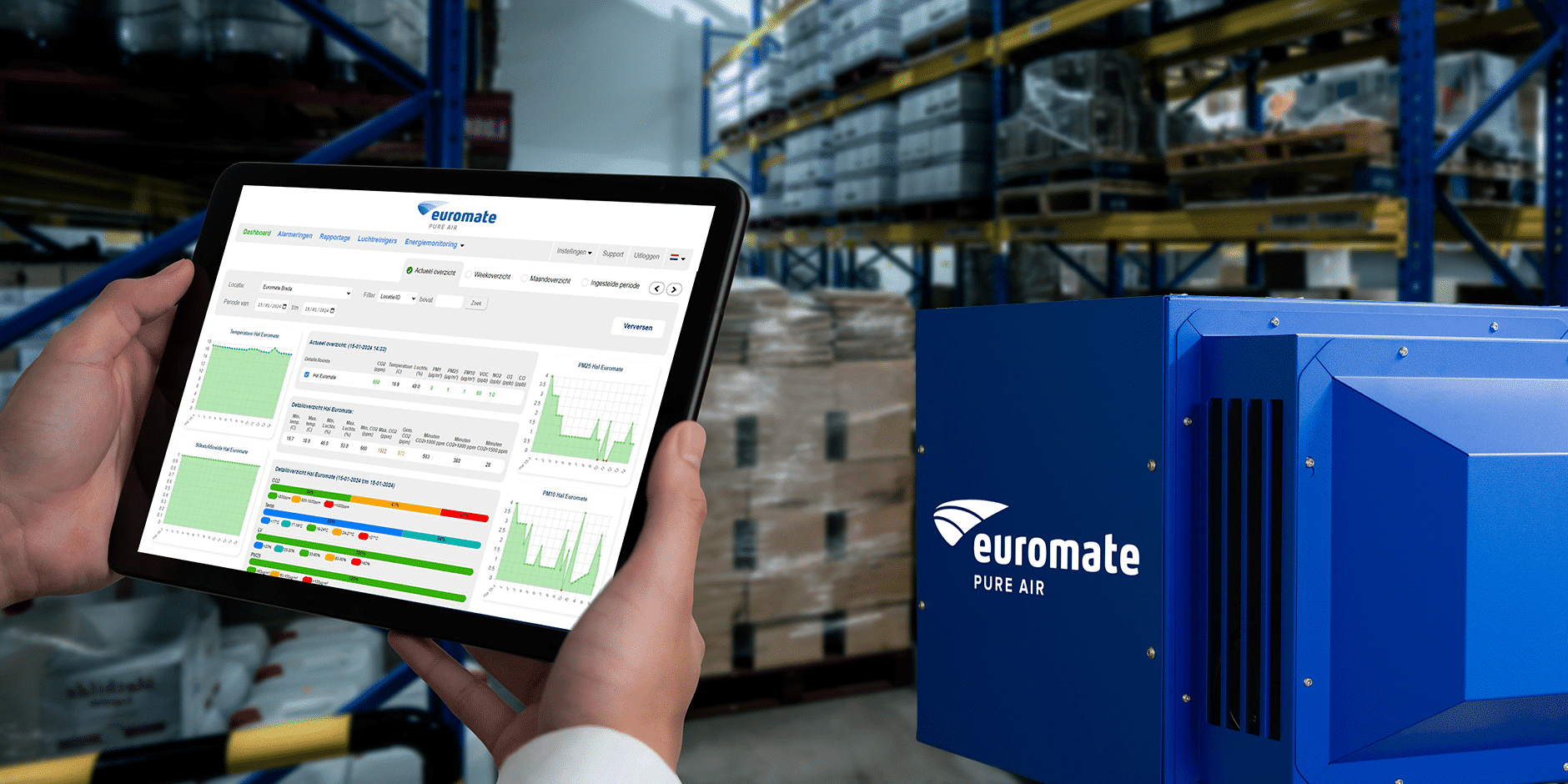 Euromate erweitert sein Portfolio um günstige Industrie-Luftreiniger