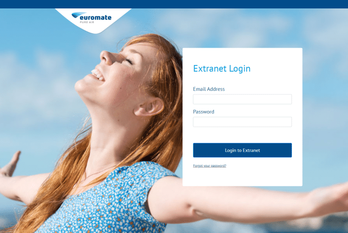 Euromate Extranet portal