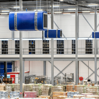 dust gases warehouse