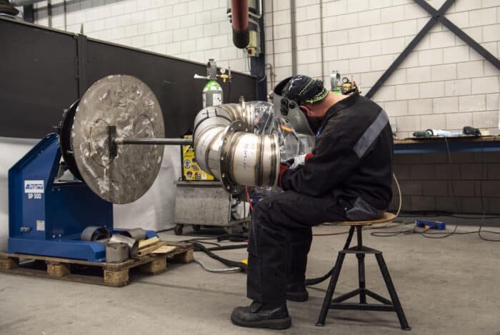 Lasrook fijnstof Euromate afzuiging