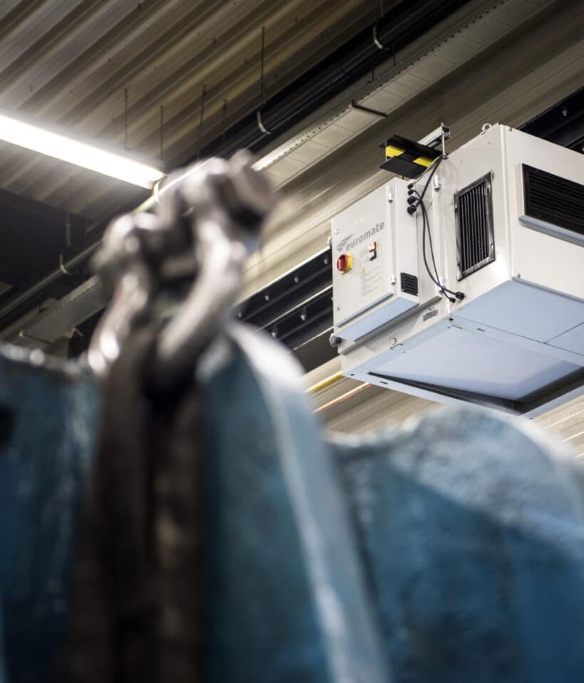 Luchtfiltratie afzuiging verspaning