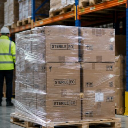 Ethyleenoxide uitdampen warehouse healthcare
